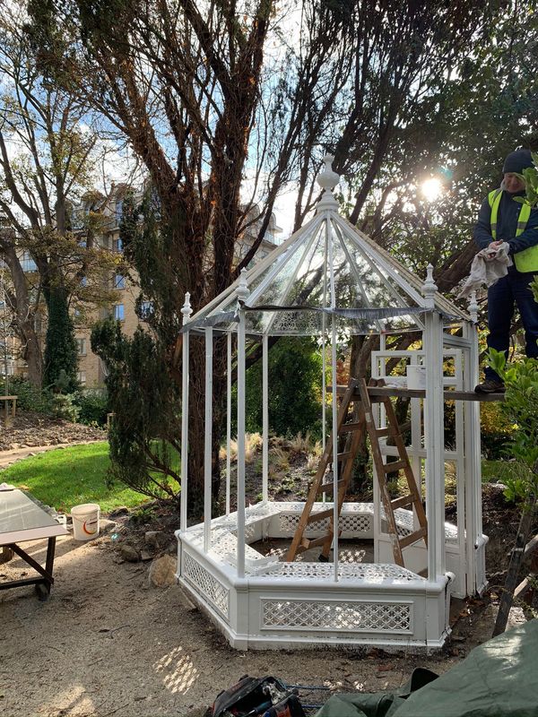 Victorian Cast Iron Gazebo Restoration